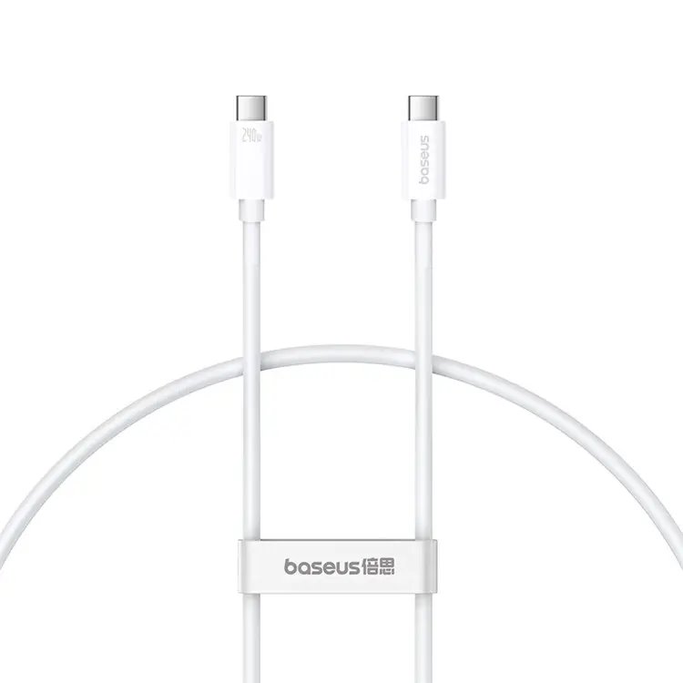 Datový Kabel Baseus Superior Series 2 Fast Charging USB-C - USB-C 240W 1m Moon White