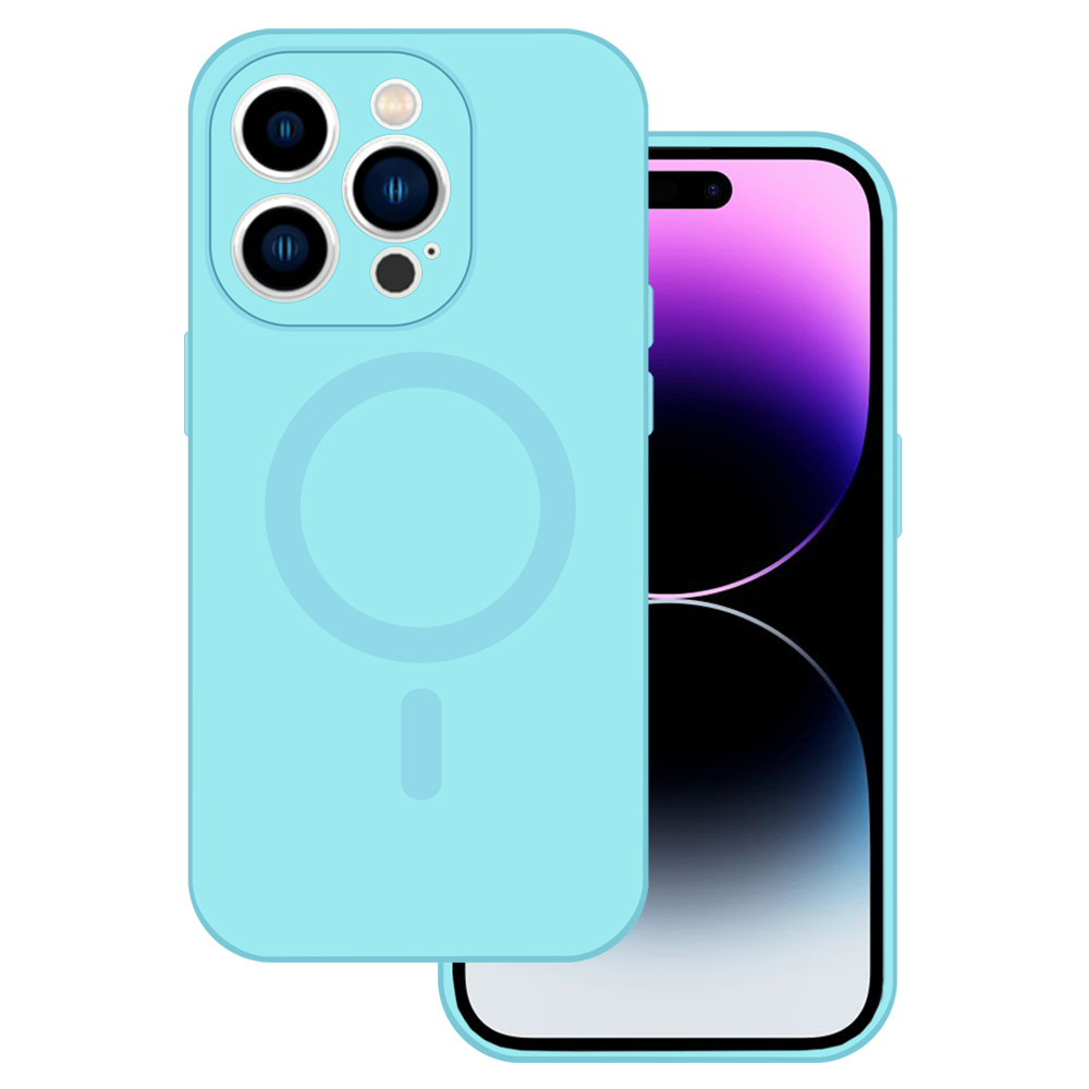 TEL PROTECT MagSilikonové pouzdro pro Iphone 11 světle modré