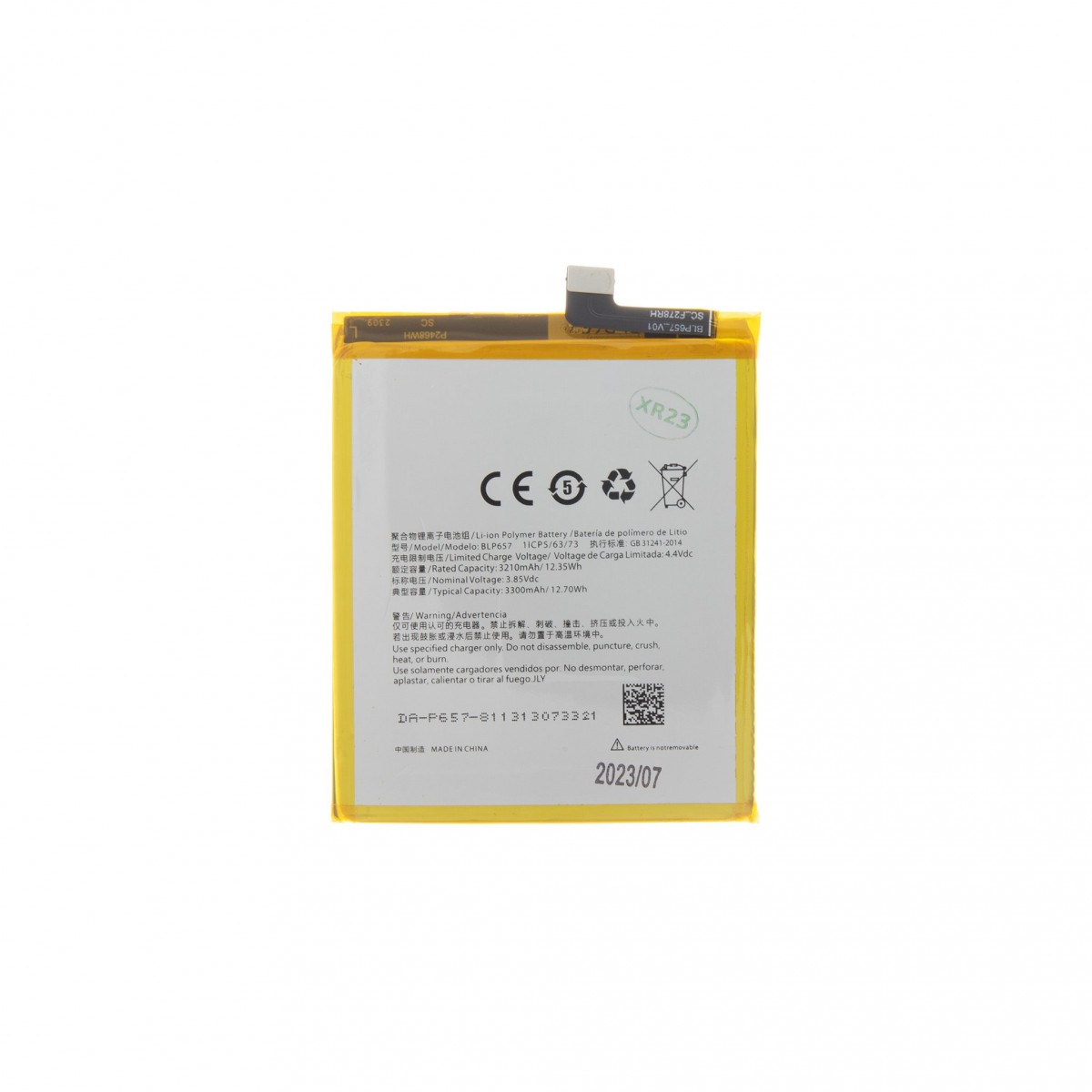 BLP657 Baterie pro ONE Plus 6 3300mAh Li-Ion (OEM)