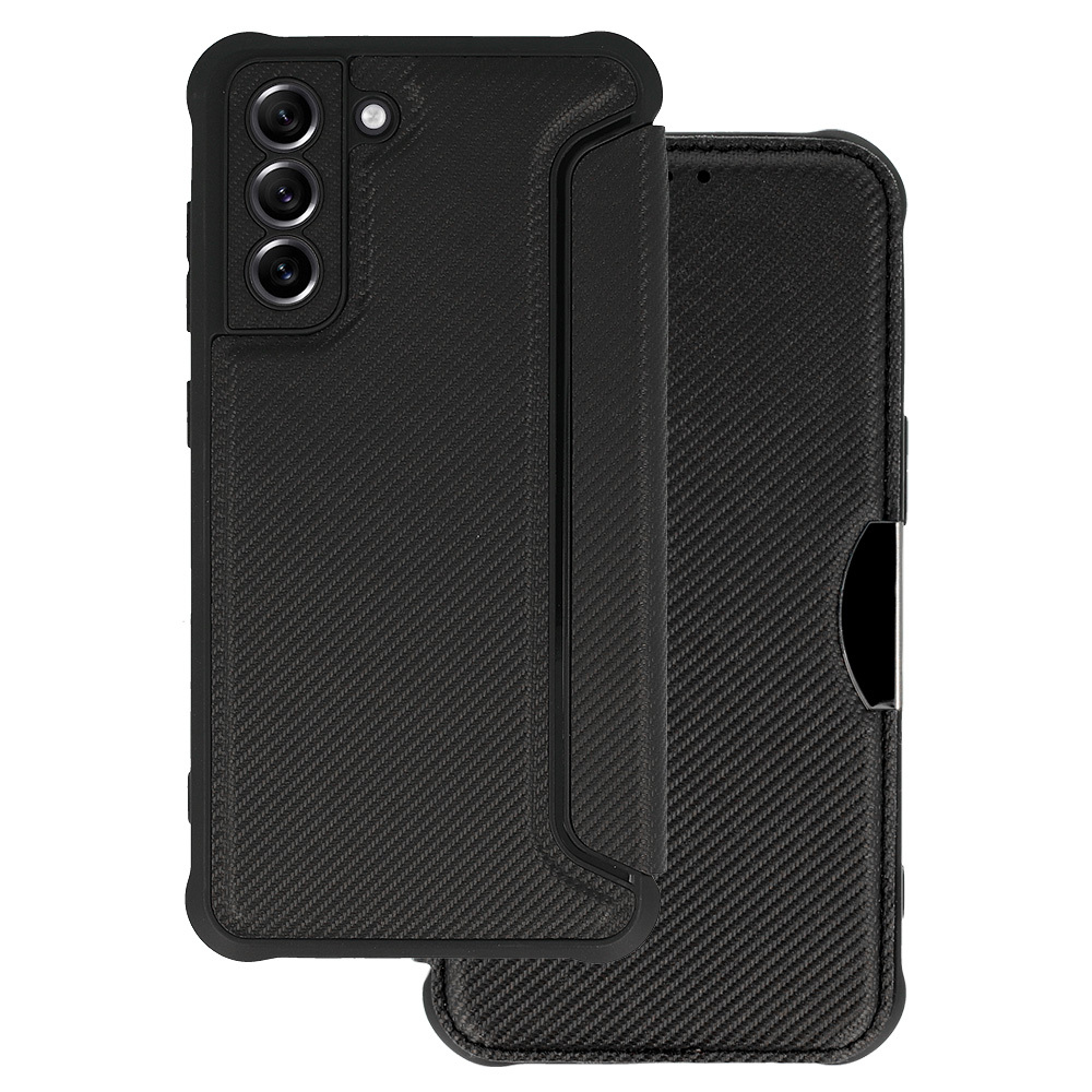 Pouzdro Razor Carbon Book pro Samsung Galaxy S23 FE black