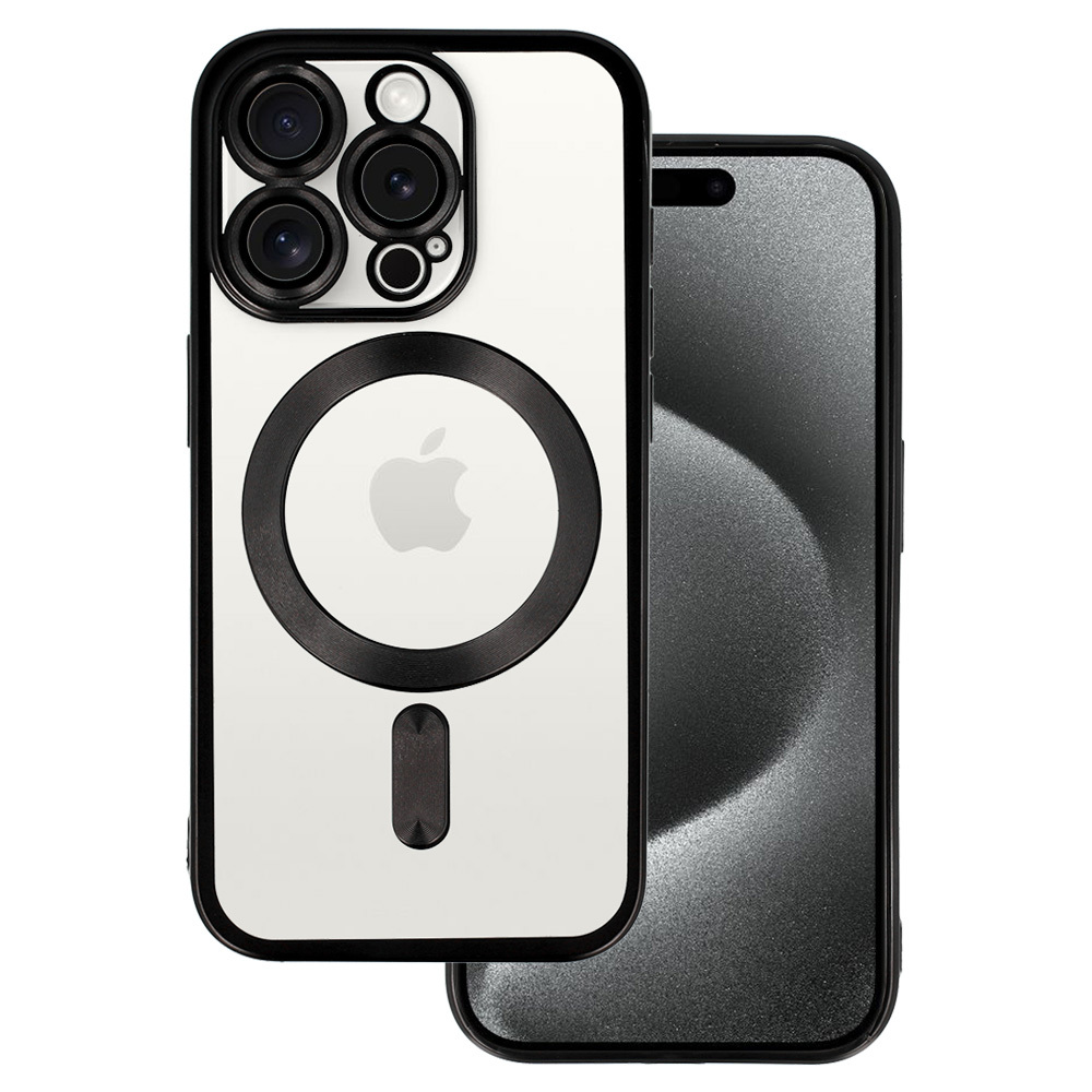 Zadní kryt Metallic MagSafe pro iPhone 13 Black