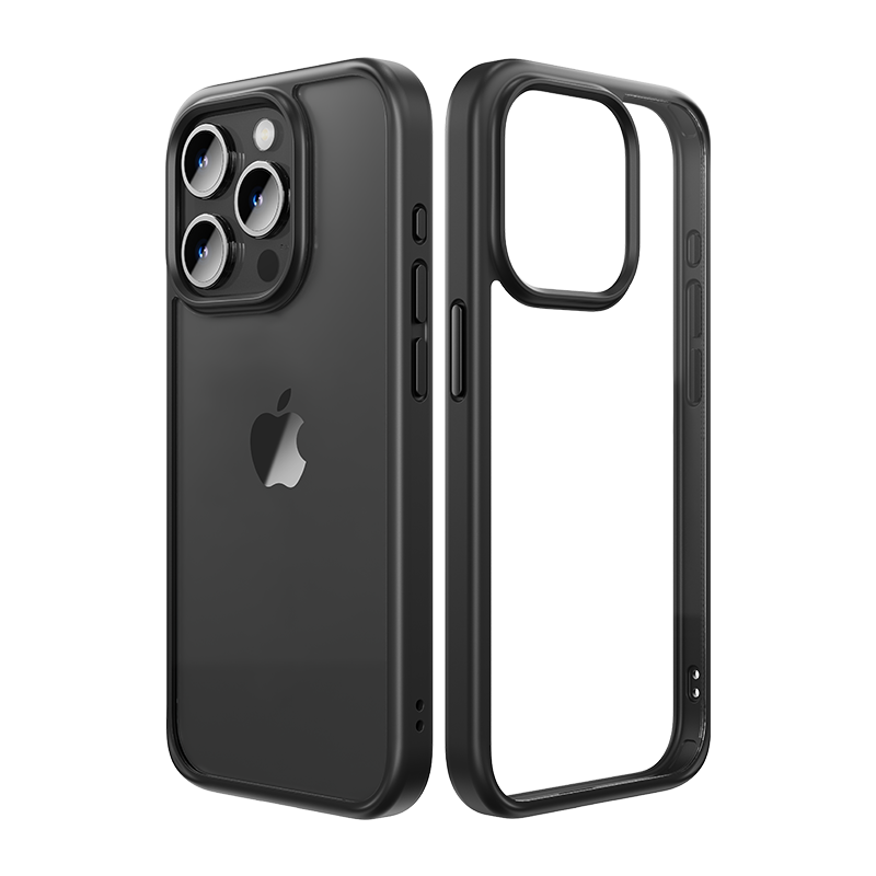 Zadní kryt Rock Guard Series pro iPhone 16 Plus clear-black
