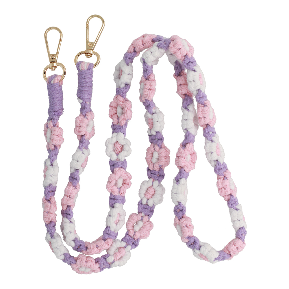 Šňůrka na mobil Crochet flower GC-R27