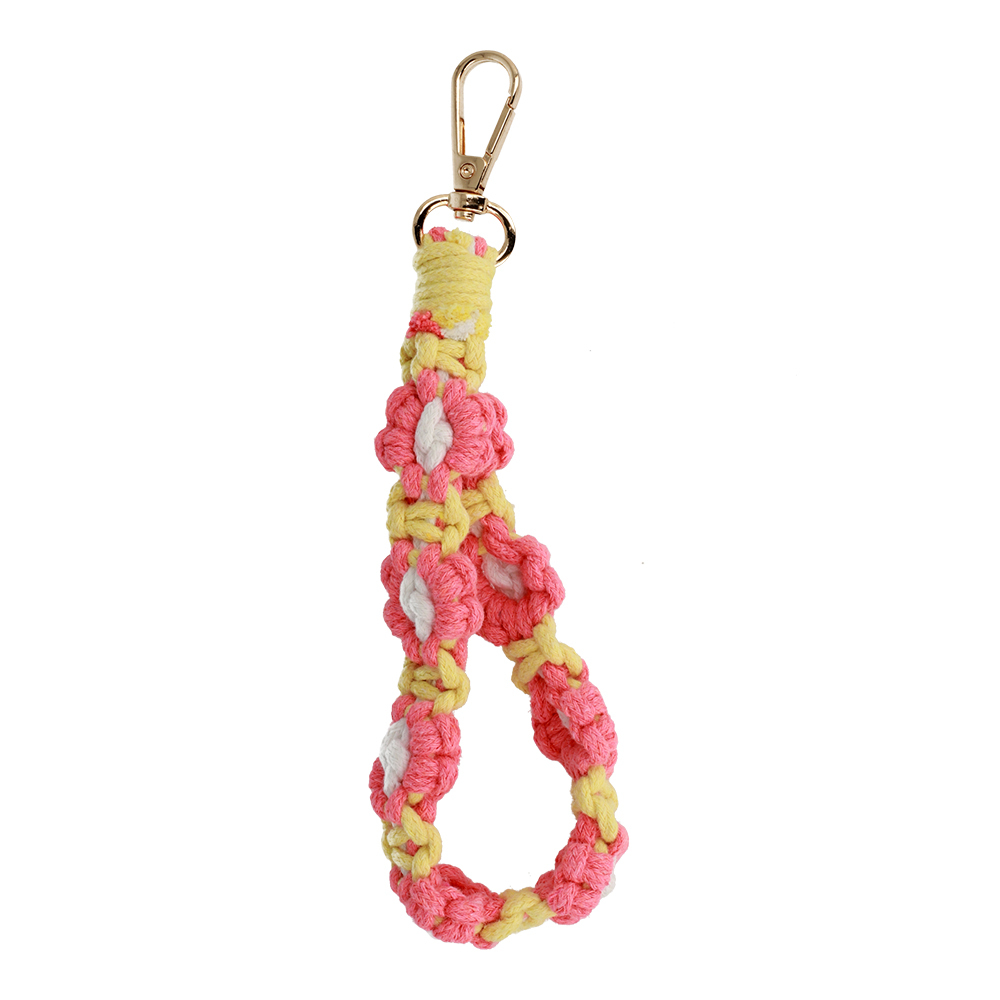 Šňůrka na mobil Crochet flower GC-HR07