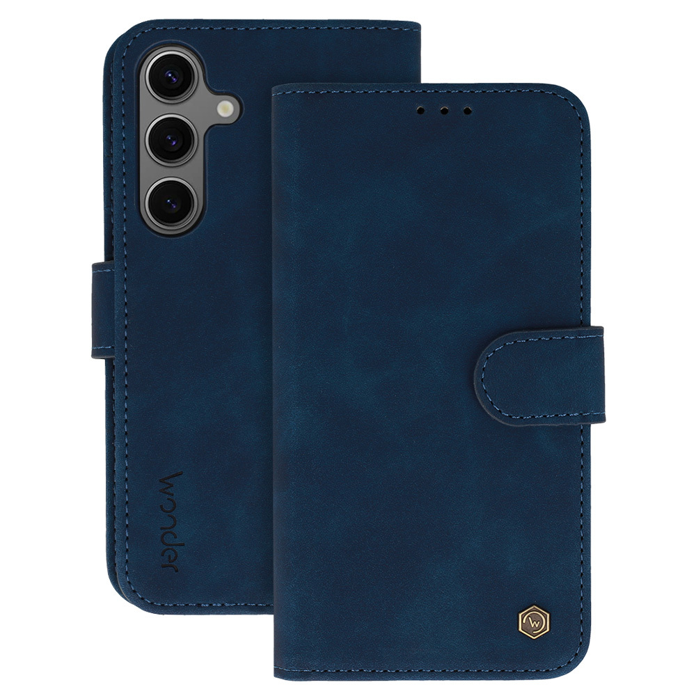 Knížkové pouzdro Wonder Fancy pro Xiaomi Redmi Note 14 5G navy