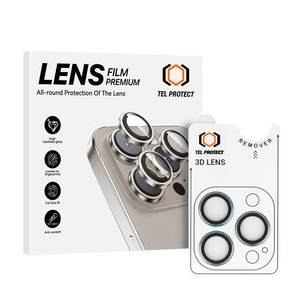 Tvrzené sklo Tel Protect 3D Lens na fotoaparát pro iPhone 13 Pro-13 Pro Max blue