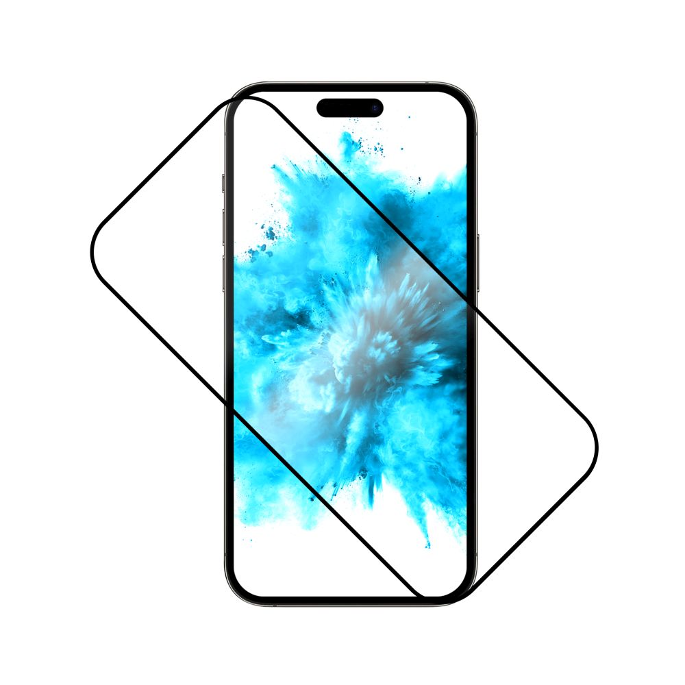 Ochranné tvrzené sklo FIXED Full-Cover pro Vivo Y19S 4G, černé