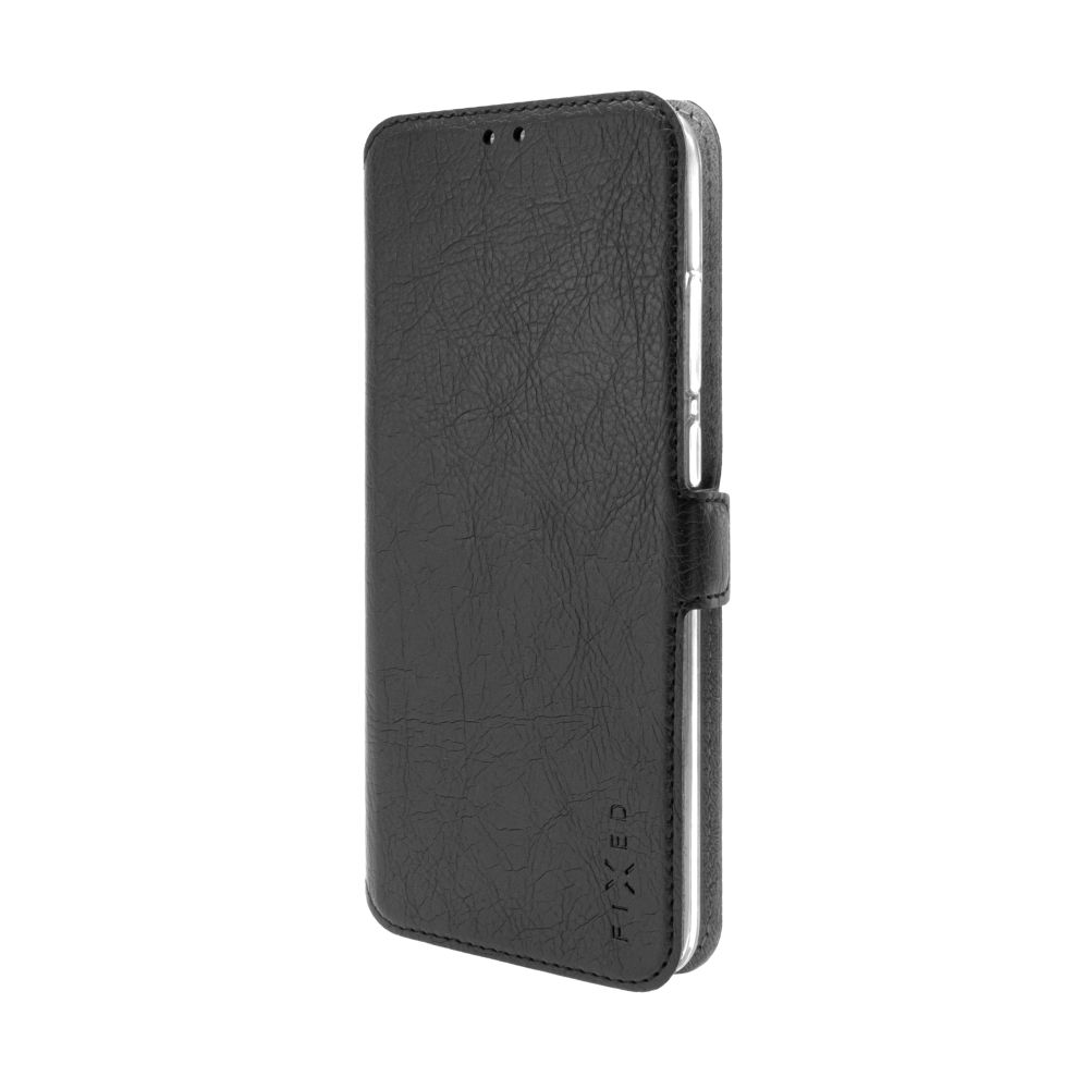Tenké pouzdro typu kniha FIXED Topic pro Vivo Y19S 4G, černé