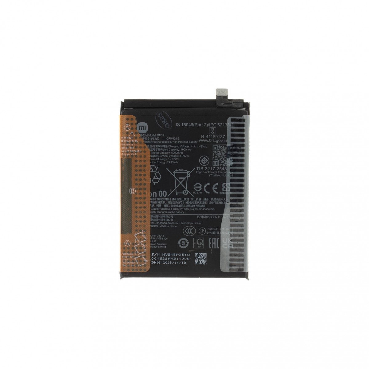Baterie BN5P Xiaomi Original 5000mAh (Service Pack)