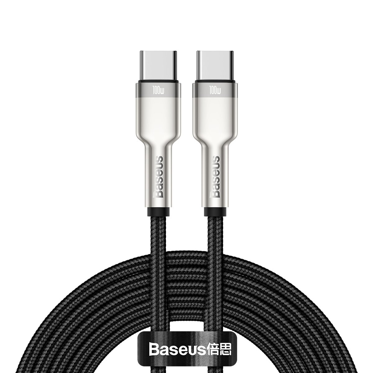 Datový kabel Baseus Cafule Metal Series USB-C - USB-C 100W 2m Black