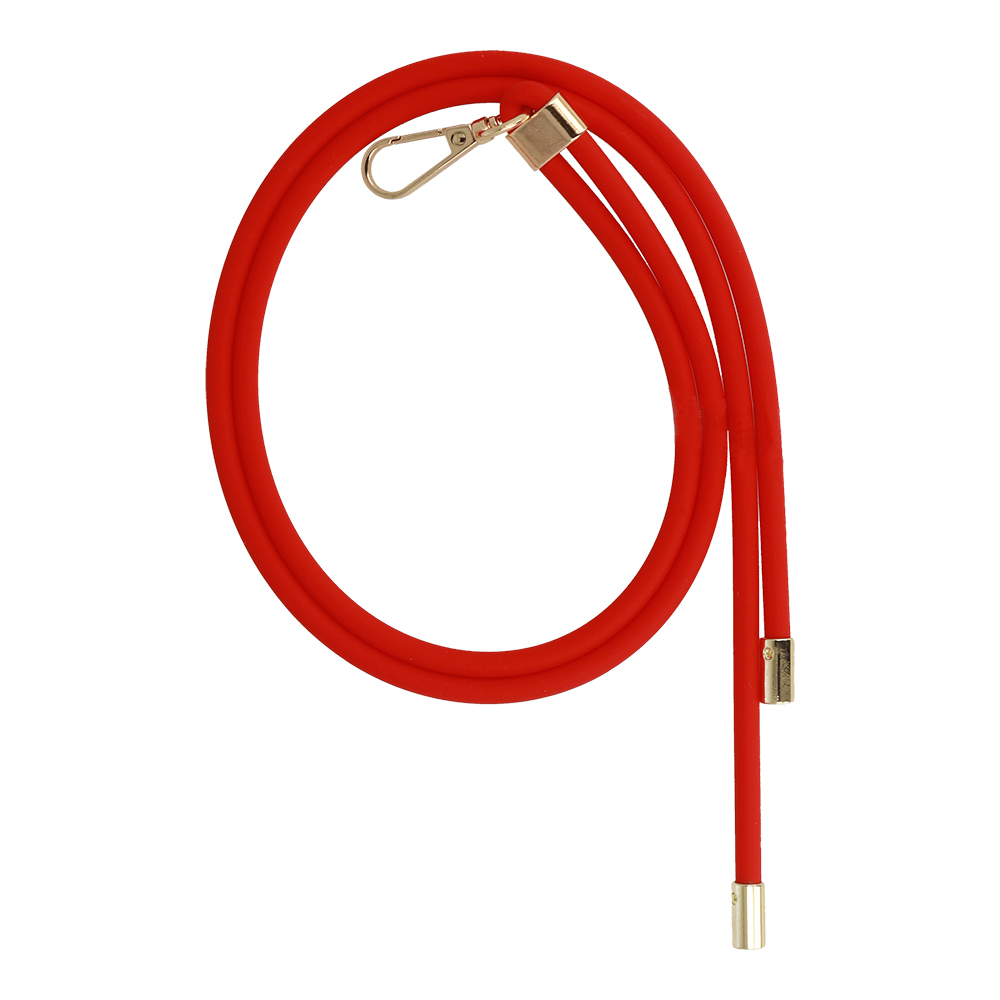 Šňůrka na mobil GSN-1 Long silicone červená