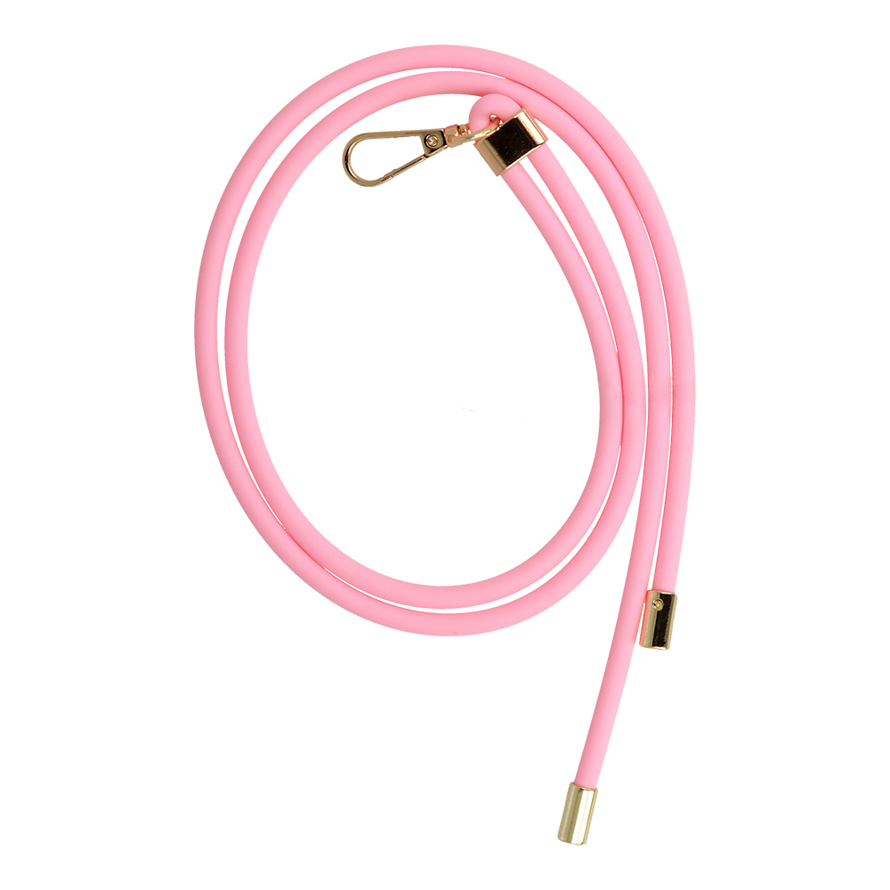 Šňůrka na mobil GSN-1 Long silicone růžová