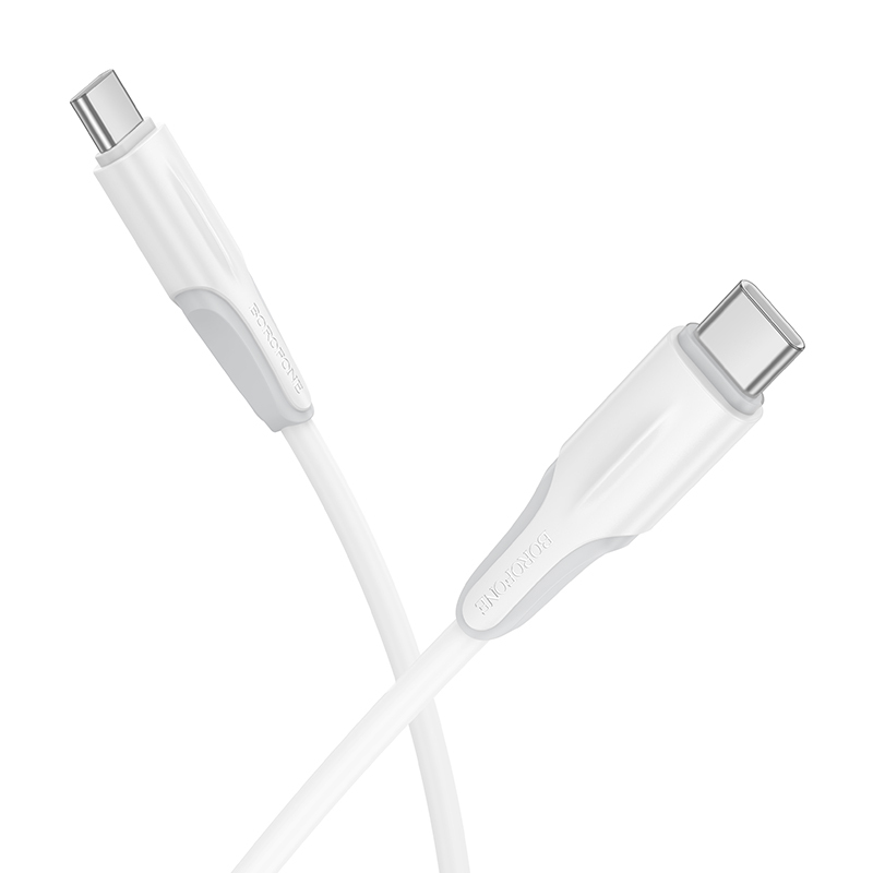 Datový kabel Borofone BX119 New USB-C - USB-C PD 60W 1m white
