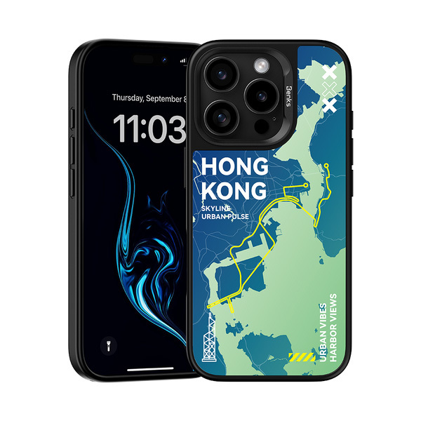 Zadní kryt Benks Dynamic City Hong Kong pro iPhone 16 Pro