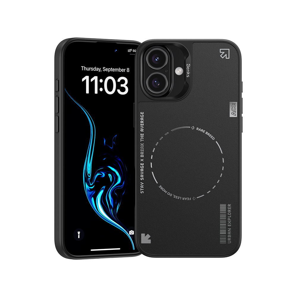 Zadní kryt Benks Dynamic Minimalist pro iPhone 16 black