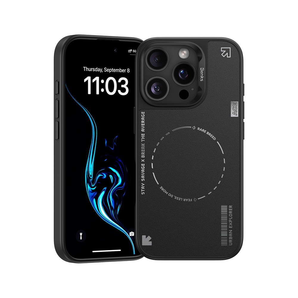 Zadní kryt Benks Dynamic Minimalist pro iPhone 16 Pro black