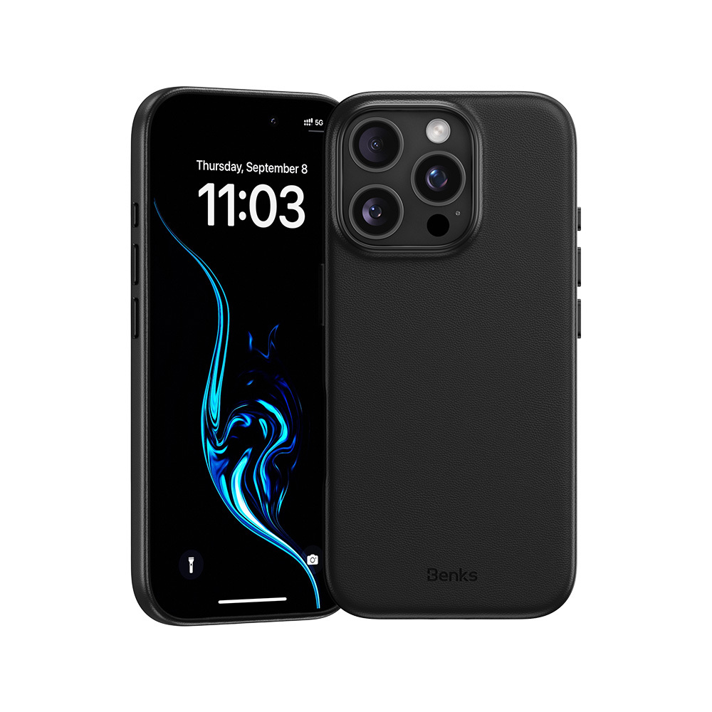 Zadní kryt Benks Magnetic Vita Pro Silicone pro iPhone 16 Pro black