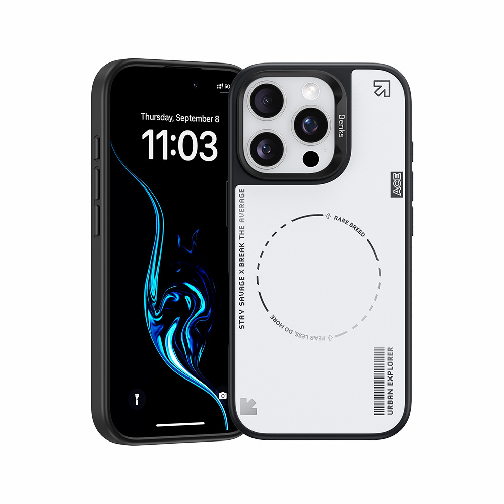 Zadní kryt Benks Dynamic Minimalist pro iPhone 16 Pro white
