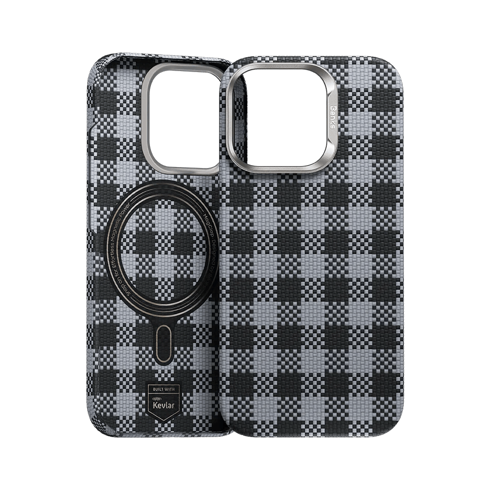 Zadní kryt Benks Magnetic Armor Vichy Kevlar (BF65) pro iPhone 16 Pro black