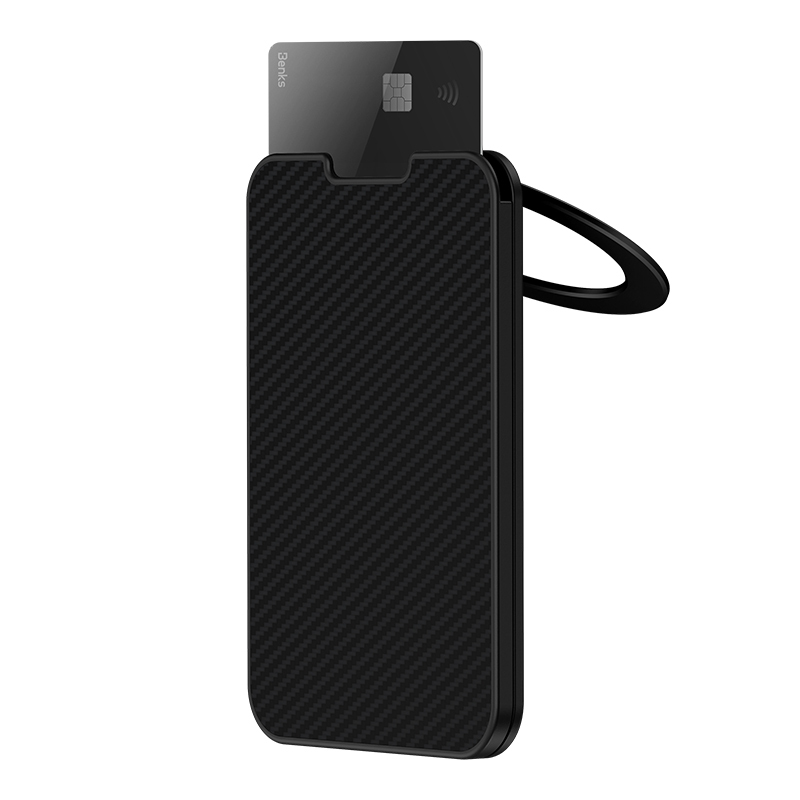 Pouzdro na karty Benks Wallet Magnetic ArmorGo Kevlar Stand 600D