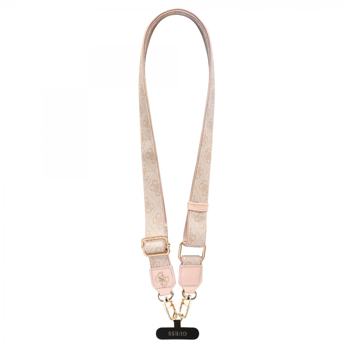 Popruh Guess Crossbody PU 4G Metal Logo Pink