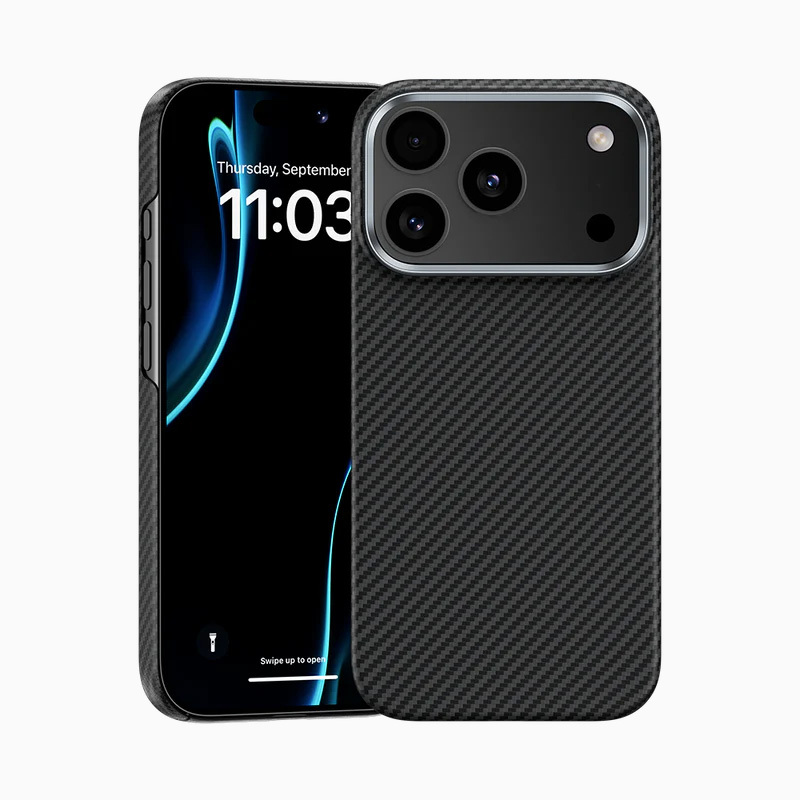 Zadní kryt Benks Magnetic Armor Air Kevlar Metal Frame 600D (0070) pro iPhone 17 Pro Max black