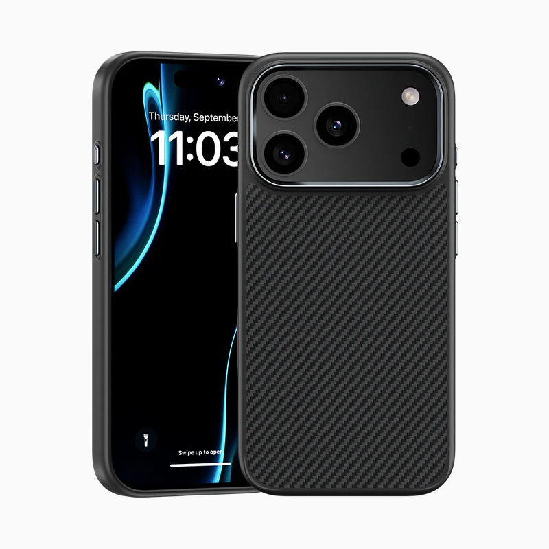 Zadní kryt Benks Magnetic Armor Pro Kevlar Metal Frame 600D (A070) pro iPhone 17 Pro Max black