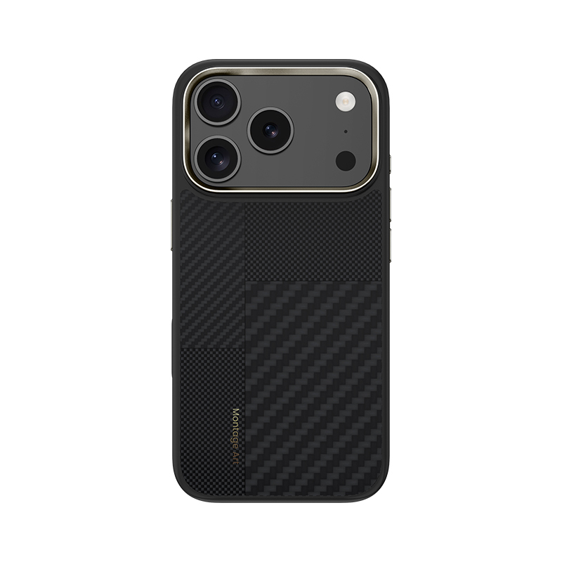 Zadní kryt Benks Montage Magnetic Armor Pro Kevlar Metal Frame 600D+1500D (MA70) pro iPhone 17 Pro Max black