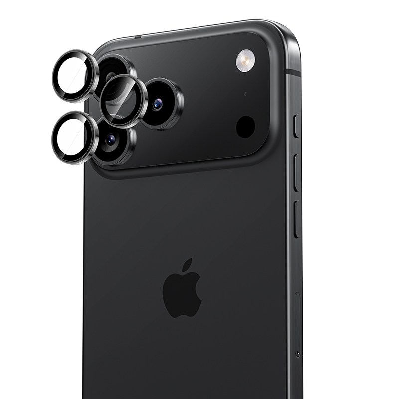 Tvrzené sklo Benks DR Sapphire Lens Protector na čočky fotoaparátu pro iPhone 17 Pro-17 Pro Max black