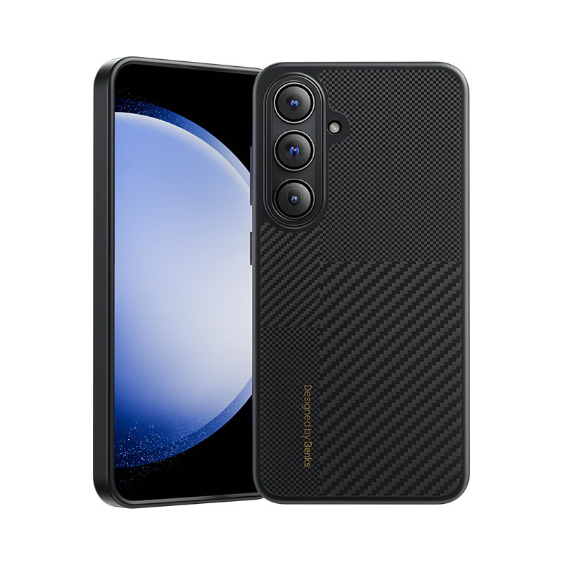 Zadní kryt Benks Montage Magnetic Armor Pro Kevlar Metal Frame 600D+1500D (MA41) pro Samsung Galaxy S24 Plus black