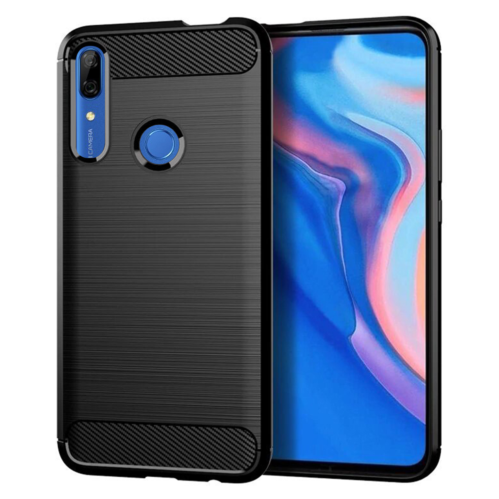 Techsuit Karbon Silikon Huawei P Smart Z Černý