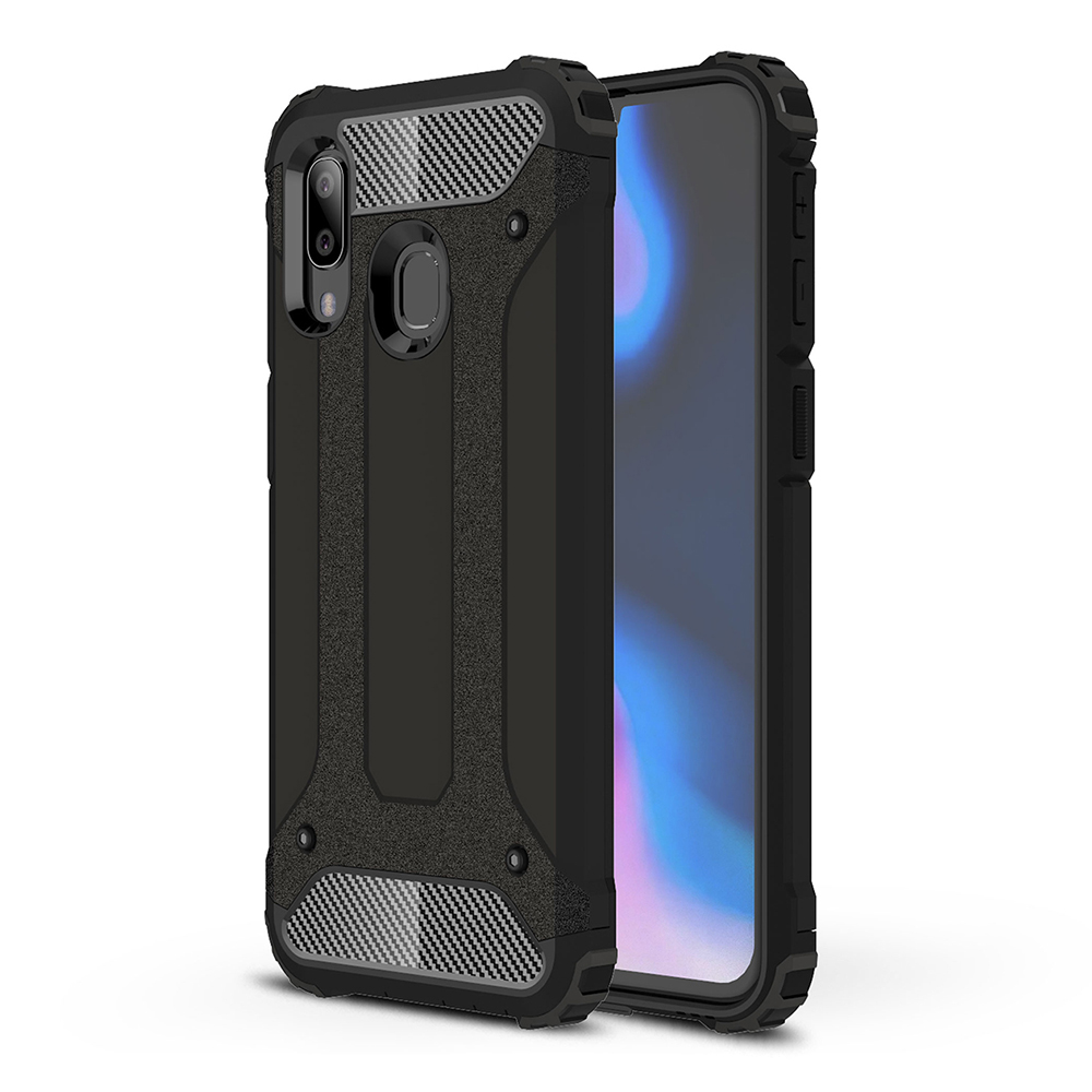 Techsuit Hybridní Ochrana Samsung Galaxy A40 Černá