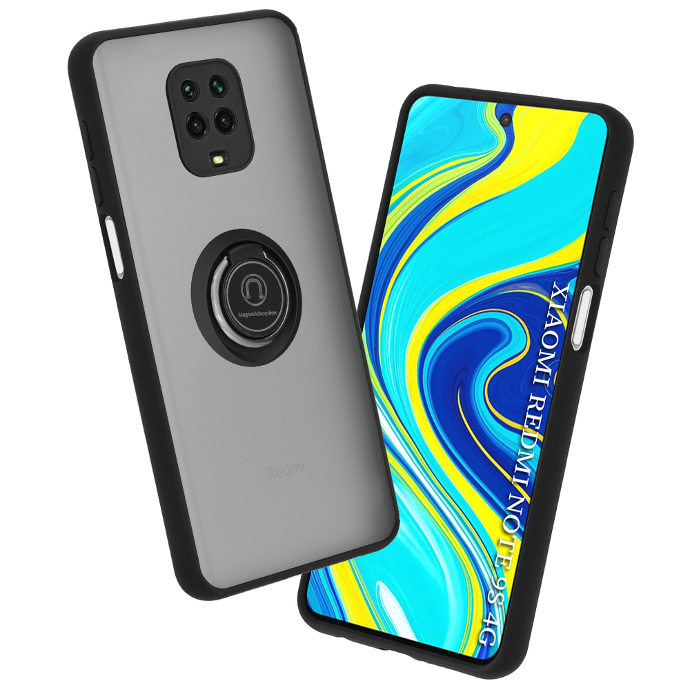 Techsuit Glinth Xiaomi Redmi Note 9S Note 9 Pro Černá