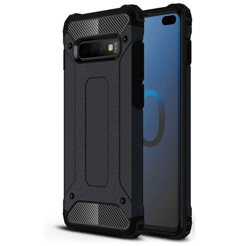 Techsuit Hybridní Ochrana Samsung Galaxy S10 Černá