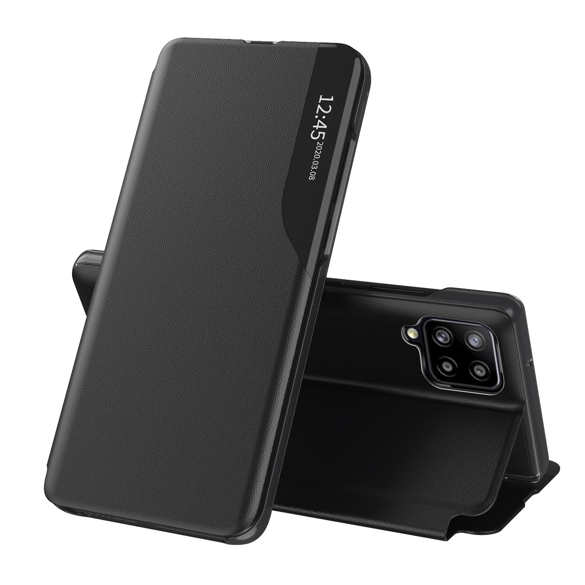 Techsuit eFold Series Samsung Galaxy A12 A12 Nacho Černá