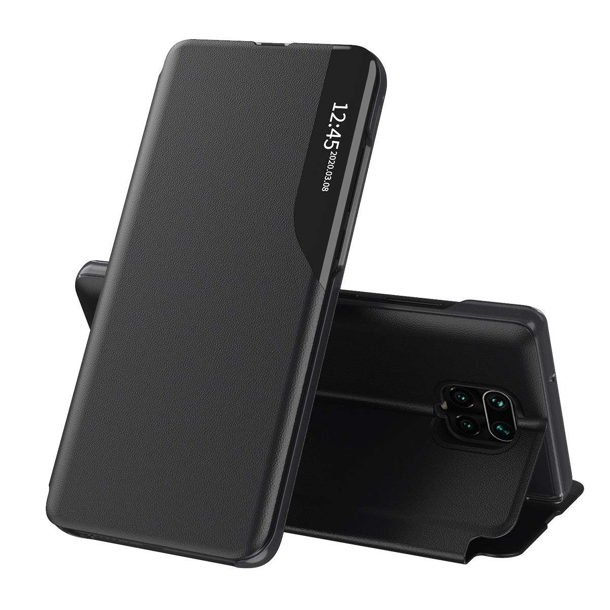 Techsuit eFold Series pro Xiaomi Redmi Note 9S Pro Max Černá