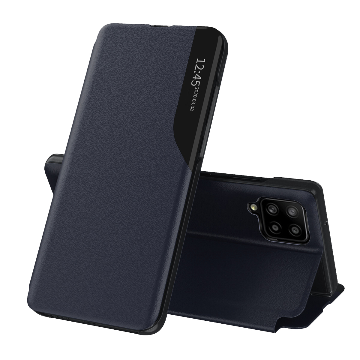 Techsuit eFold Series Samsung Galaxy A12 A12 Nacho Tmavě modrá