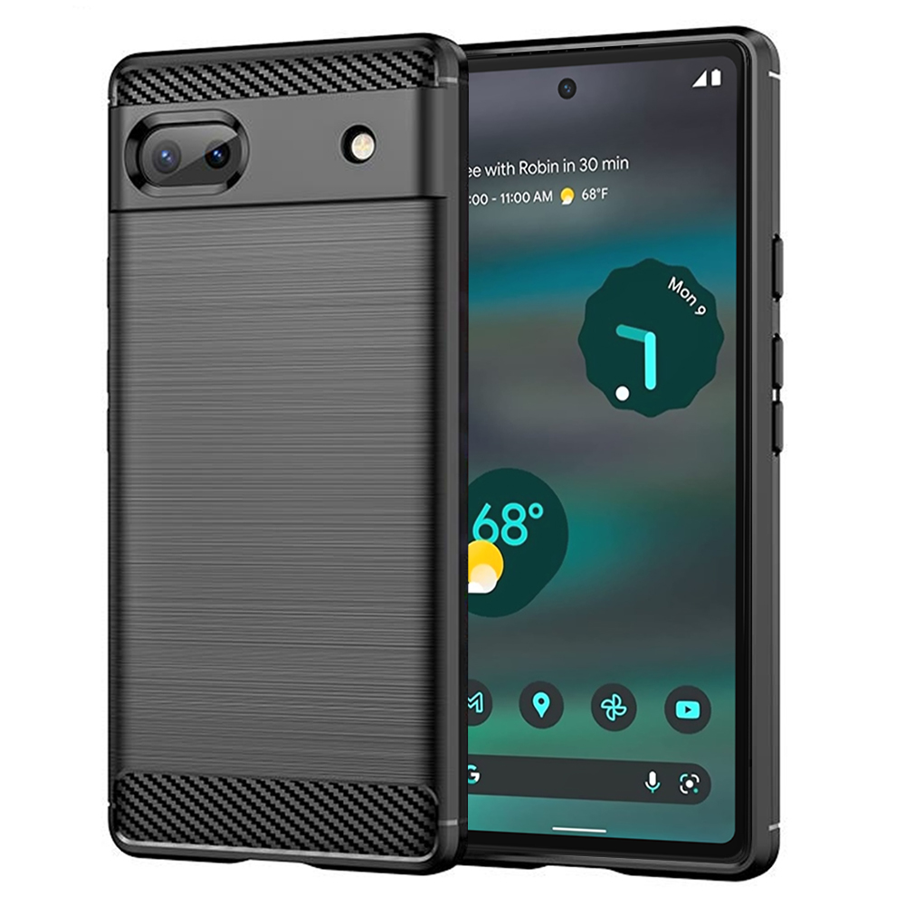 Techsuit Karbon Silikon Google Pixel 6a Černá
