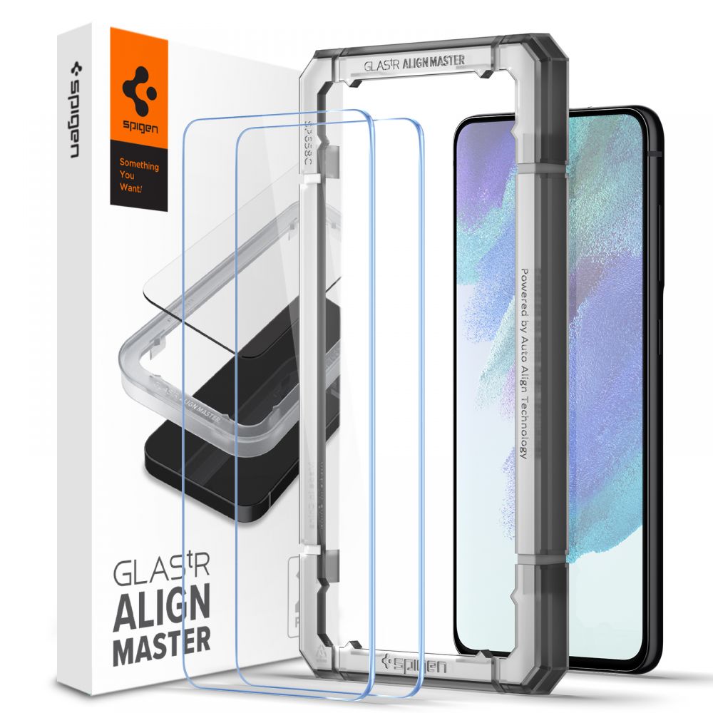 Spigen Glas.tR Align Master 2 kusy Samsung Galaxy S21 FE Čiré