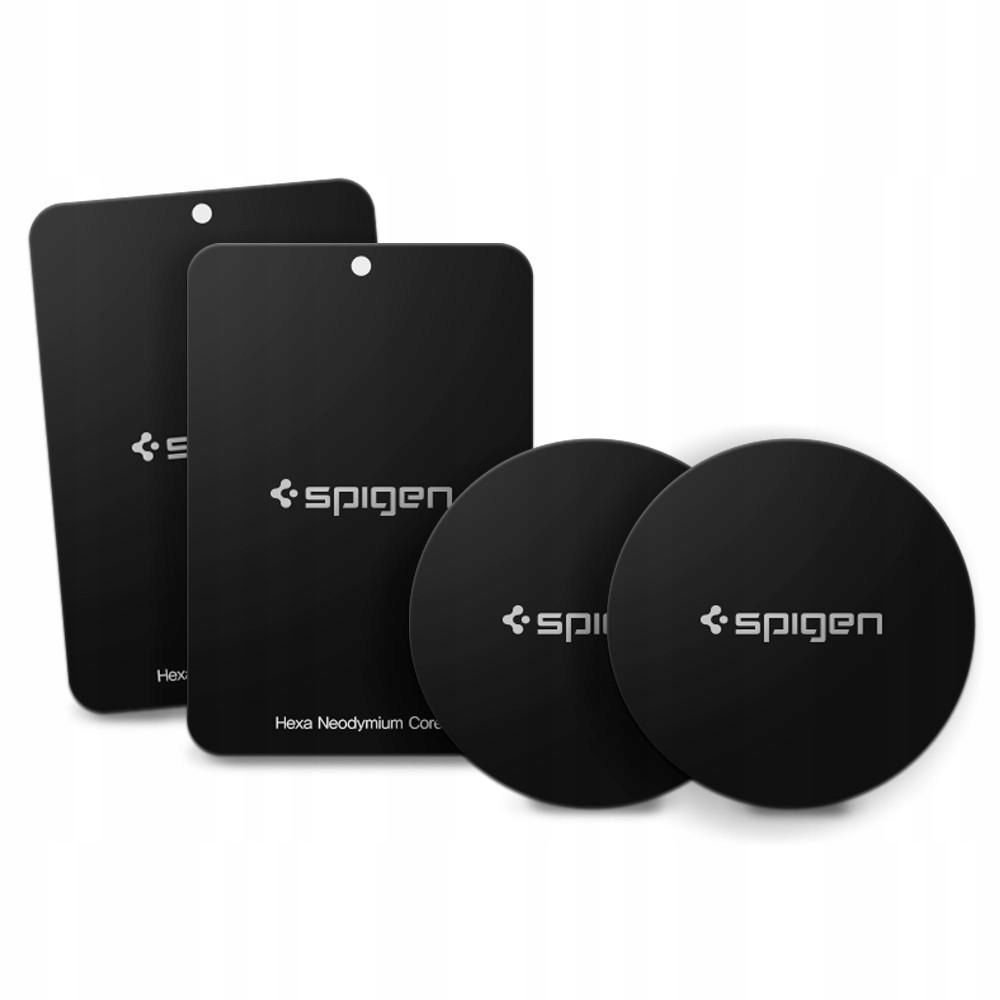 Spigen Kovová destička 4 kusy MP-4P s matným povrchem Black
