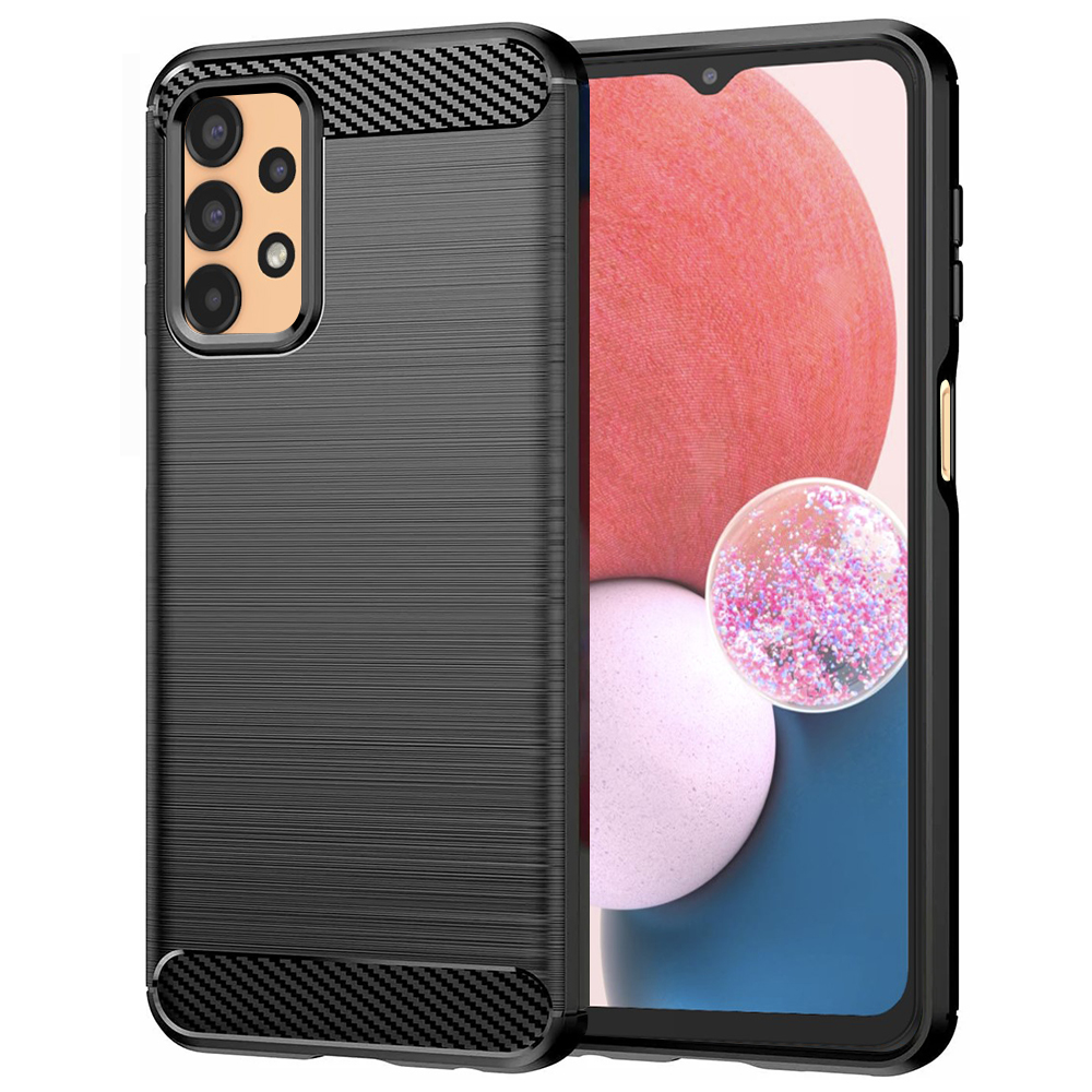 Techsuit Karbon Silikon Samsung Galaxy A13 4G Černý