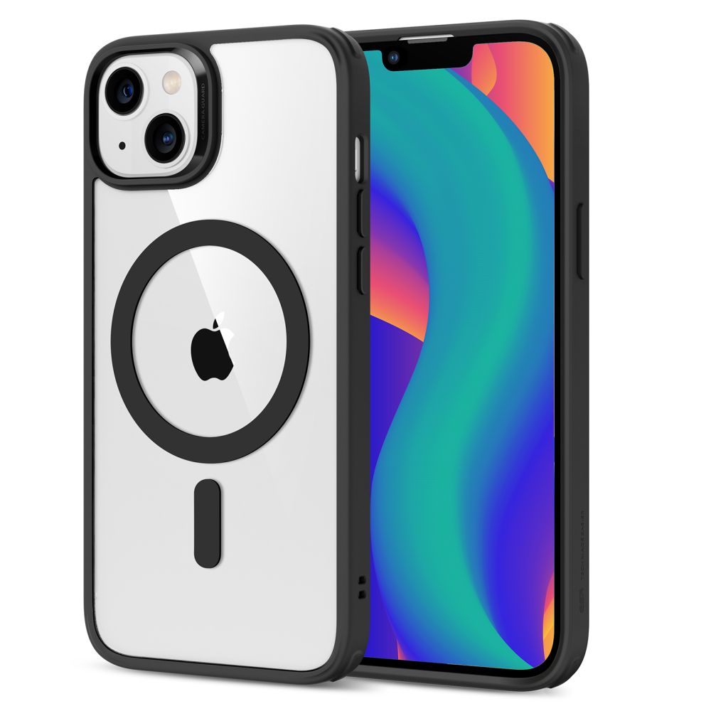 ESR Klasický Hybrid HaloLock iPhone 14 iPhone 13 Průhledná Černá