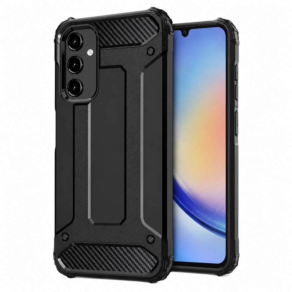 Techsuit Hybridní Ochrana Samsung Galaxy A34 5G Černá
