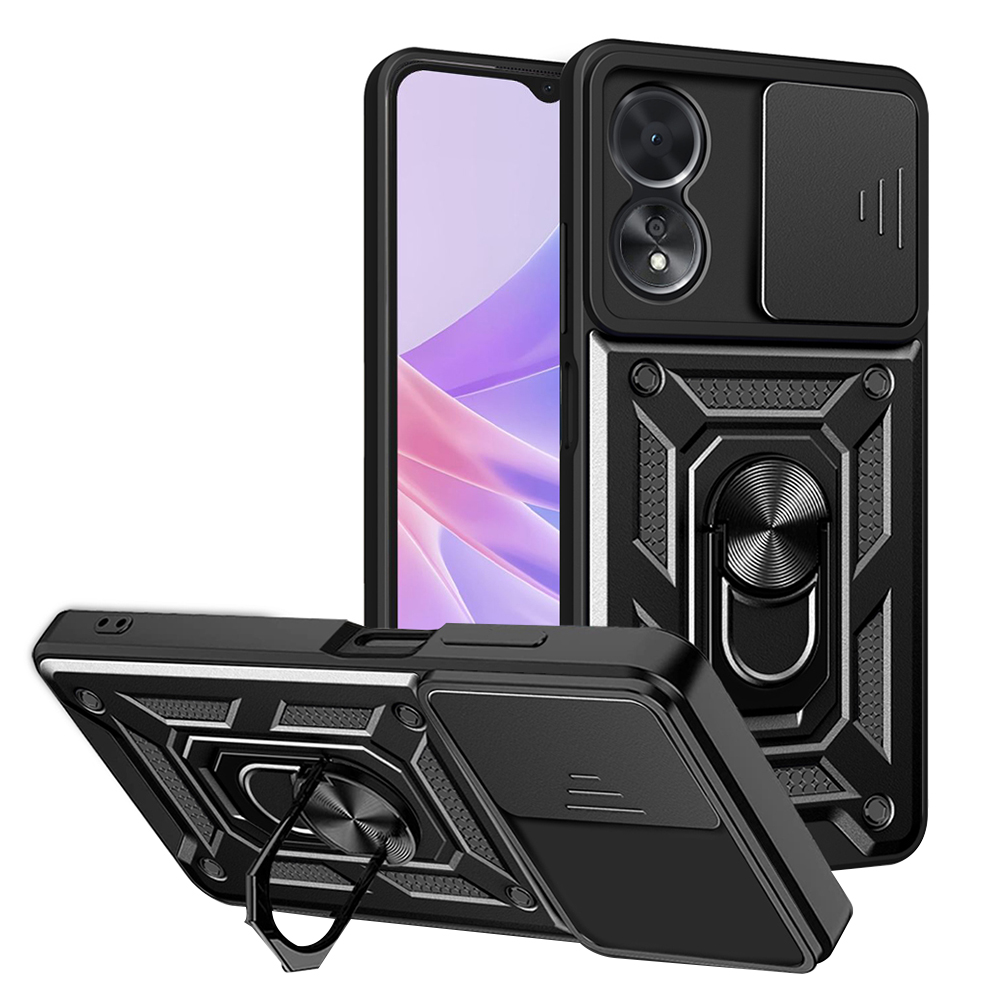 Techsuit Série CamShield Oppo A58 5G A78 5G Černá