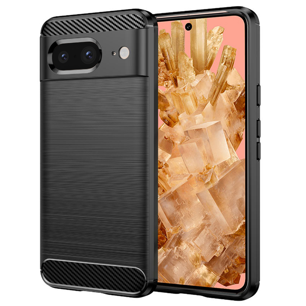 Techsuit Karbon Silikon Google Pixel 8 Black