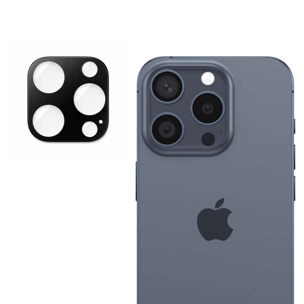 Techsuit Celoskelná ochrana kamery iPhone 15 Pro iPhone 15 Pro Max Black
