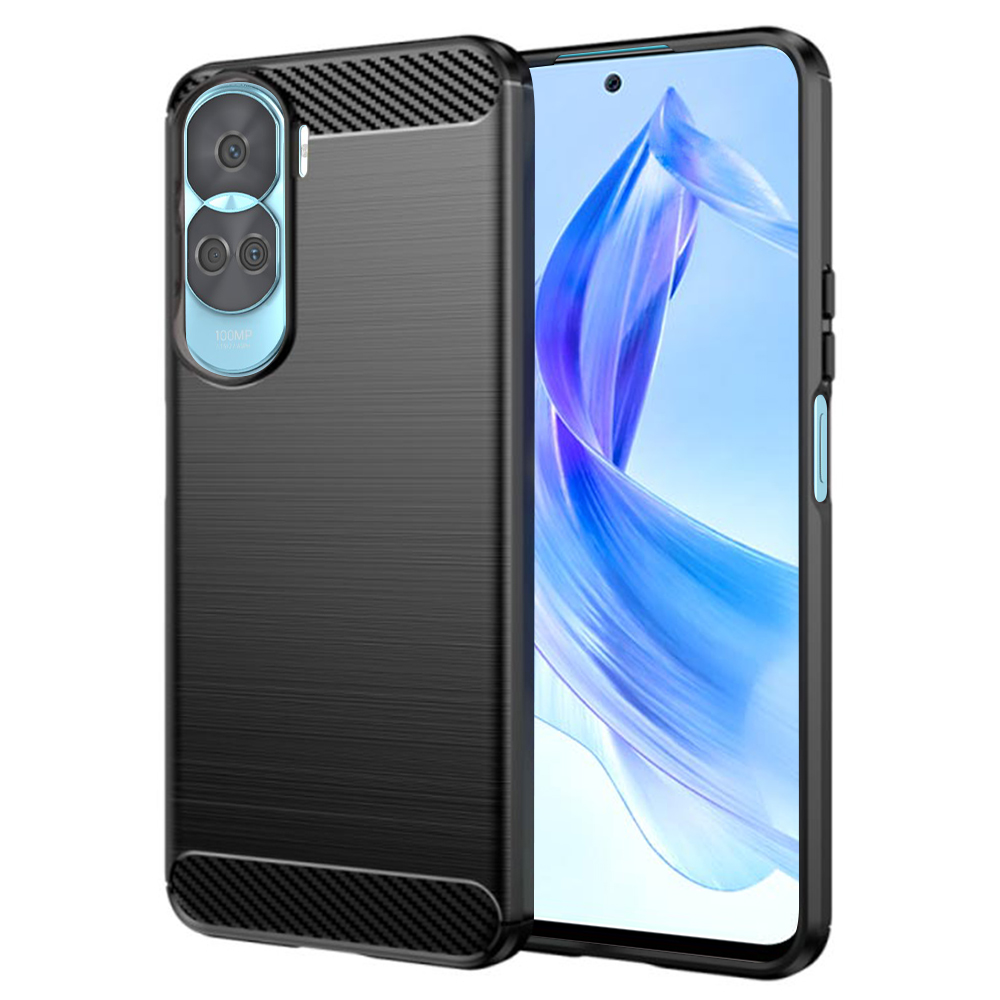 Techsuit Karbon Silikon Honor 90 Lite Černý