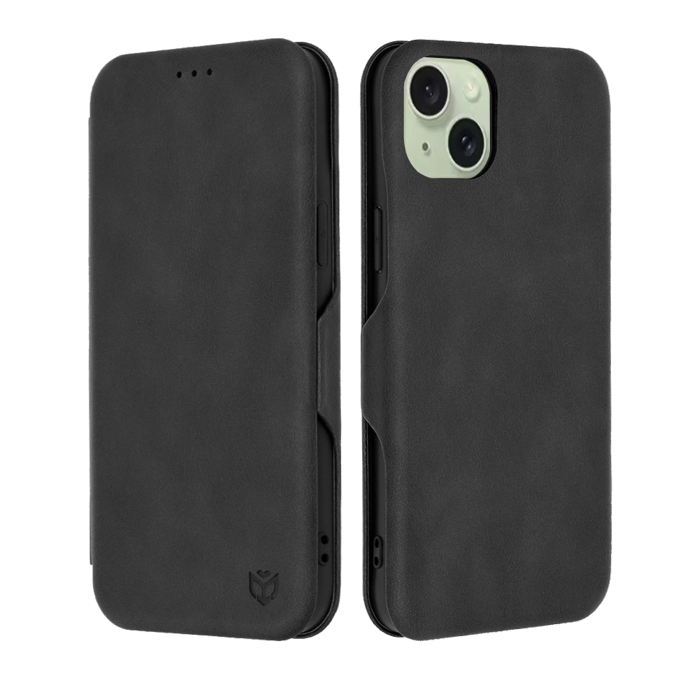 Techsuit Safe Wallet Plus pro iPhone 15 Plus Černá