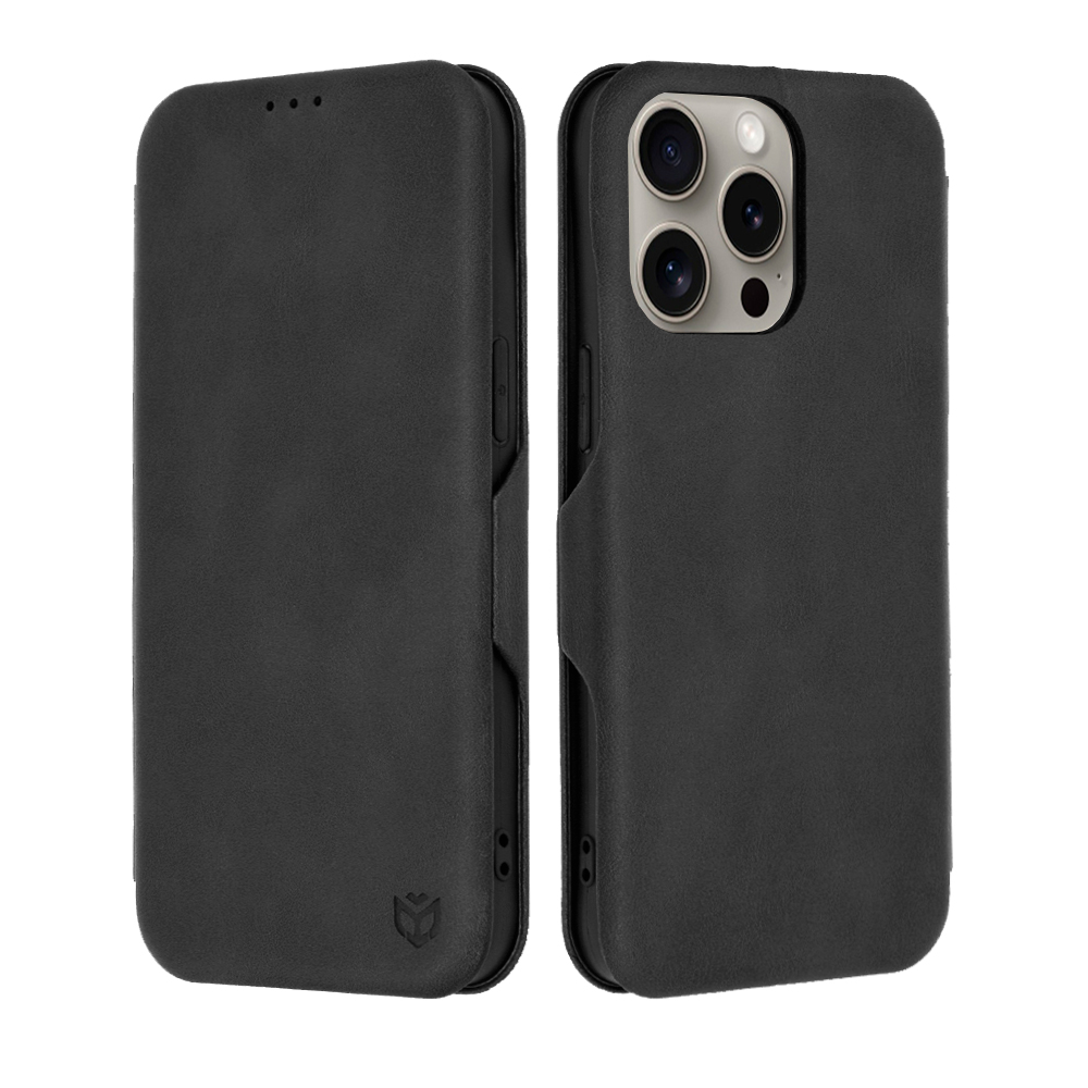 Techsuit Bezpečná Peněženka Plus iPhone 15 Pro Max Černá