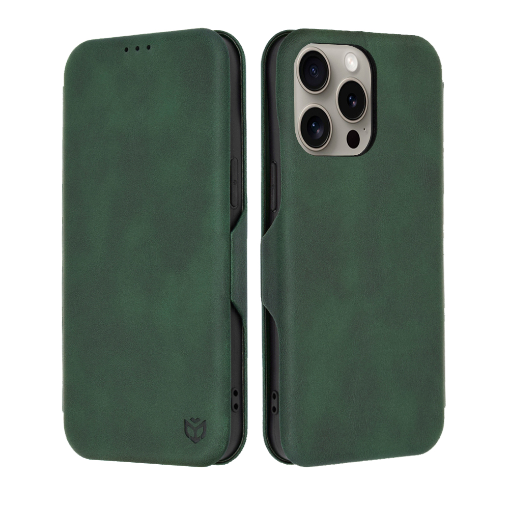 Techsuit Bezpečná Peněženka Plus iPhone 15 Pro Max Zelená